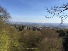 Ausblick über Kassel mit dem Schloss Wilhelmshöhe